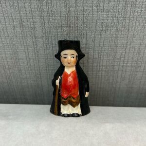 Vtg 1940-50's Occupied Japan Mini Toby Jug Porcelain Vase Small Figurine Pilgrim